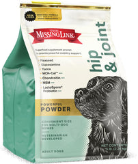 The Missing Link hip joint probiotic powder 5lb bag front promotes joint health and overall mobility.