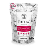 The New Zealand Natural Pet Food Co MEOW freeze-dried bag packshot showing a wholesome snack option