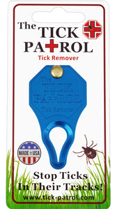 The Tick Patrol tick remover keychain attachment for on-the-go tick protection