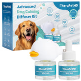 TherapetMD calming diffuser plug-in in wall outlet fostering a tranquil dog-friendly space.