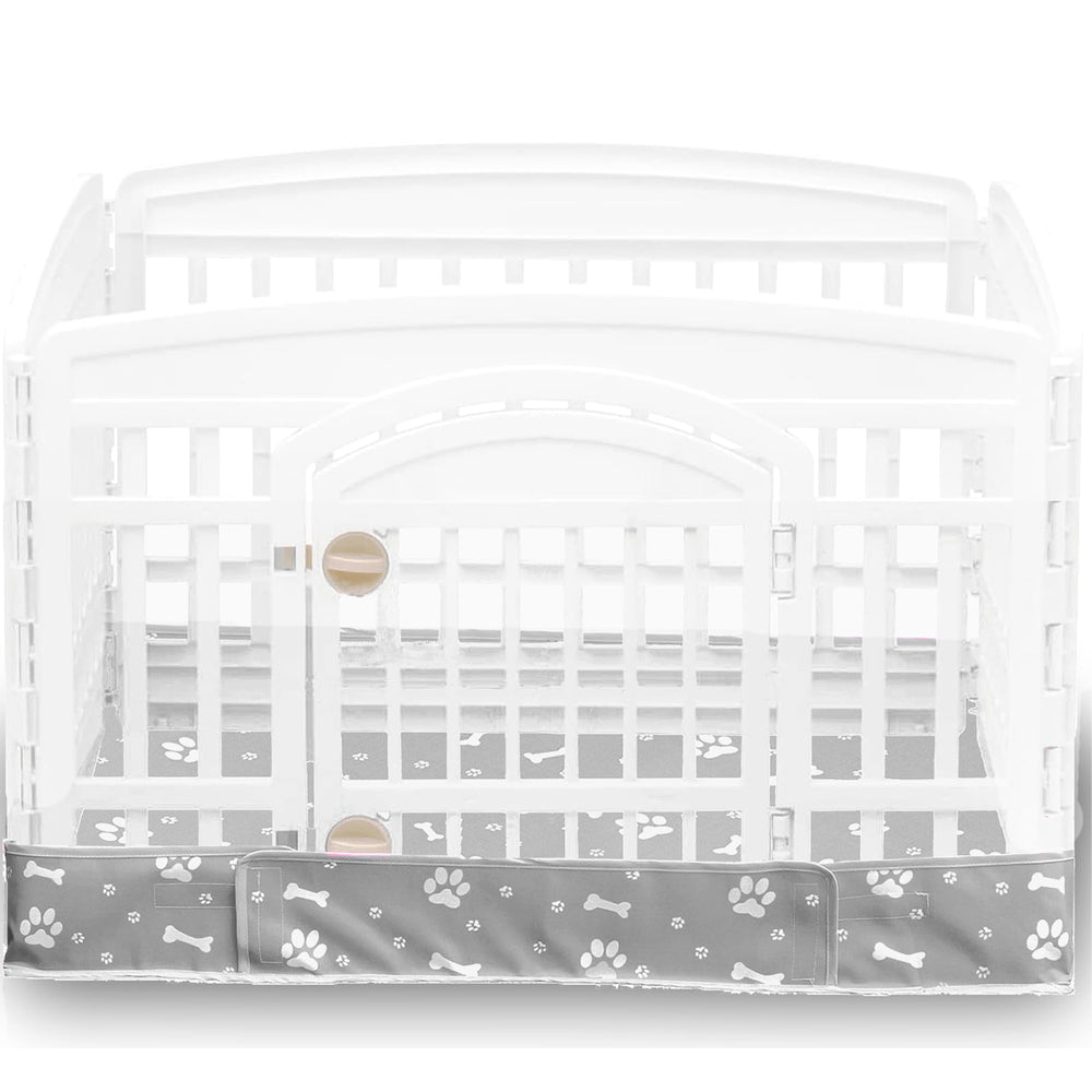 THINMUHAND dog playpen bottom pad 36in shows leak-proof protection for floors during playtime.