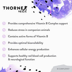ThorneVET B ComplexVET soft chews dogs cats — supports energy and nervous system function.