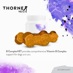 ThorneVET B ComplexVET soft chews package front — complete B vitamin complex for pets.