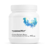ThorneVET Canine Geriatric Basics chews in a bowl support senior dog vitality and overall wellness.