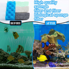 Threlaco ammonia remover filter demonstrates dissolved waste capture for clearer water