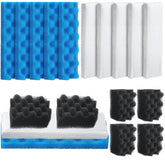 Threlaco bio foam set close-up shows corrugated Max surface for enhanced debris capture.
