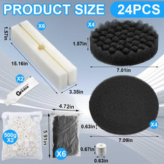 Threlaco bio-sponge blocks provide dense media surface for nitrification and debris capture