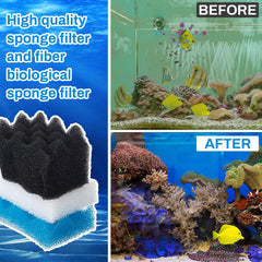 Threlaco bio-sponge plus macroporous detail shows enhanced biological activity support.
