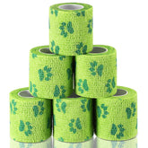Threlaco no-chew dog bandage roll in green, 2in x 5yd, long-lasting wound coverage.