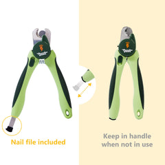 Thunderpaws ergonomic non-slip handles for comfortable, controlled trimming