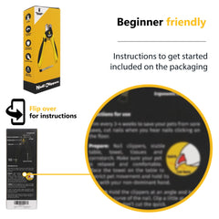 Thunderpaws safety lock keeps clippers securely stored between sessions.