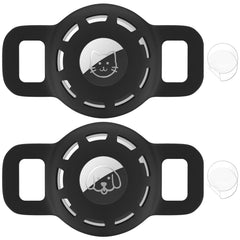 THXSBUDDY air-tag cat collar holder on pet provides secure tracking and comfortable wear.