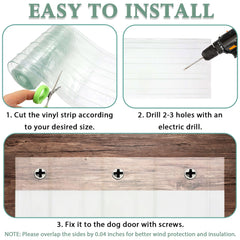 TiciKim thermally insulating flap reducing drafts in homes.