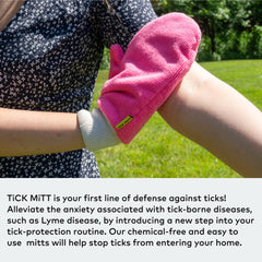 TiCK MiTT compact portable design shown, fits in pocket or bag.