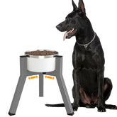TIDANT dog bowl stand angle-feet design provides stable meals.