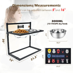 TIDANT stainless steel bowls 101 oz each for large portion meals