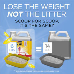 Tidy Cats LightWeight 24/7 Performance tight-clumps close-up for fast scooping