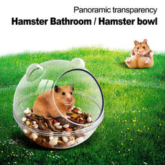 TieLishor hamster-bath-spill-prevention keeps sand contained during playful digging.