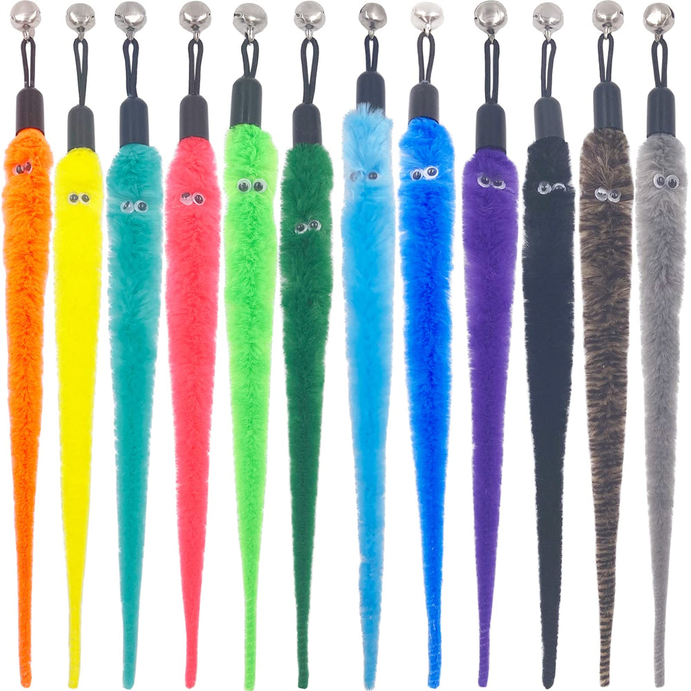 TIENAILING cat worm refill packaging shows 12 pieces ready for interactive play.