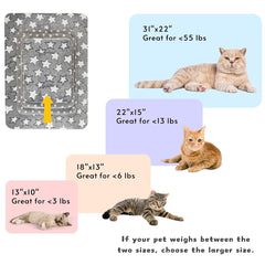 Tierecare cat blanket fabric is machine-washable for easy care.
