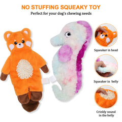 Tierglück raccoon toy head-noisemaker for attention during play