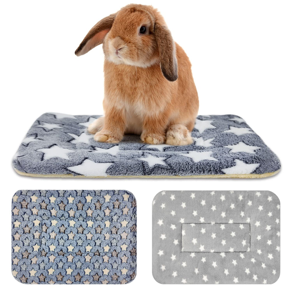 Tierecare guinea pig bed soft fleece provides a warm, cozy hideout for small pets.