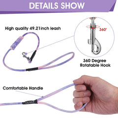 TIESOME cat harness breathable air mesh keeps kitty cool during outdoor adventures.