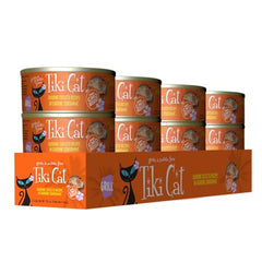 Tiki Cat Grill shellfish prawns garnish closeup highlights gourmet flavor and texture