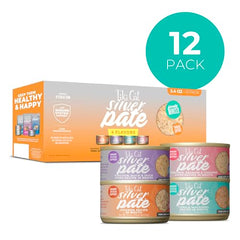 Tiki Cat Silver Pate Variety Pack Cans ready-to-serve meals for aging cats