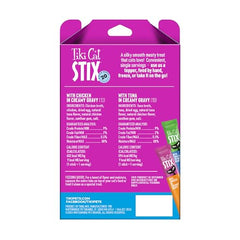 Tiki Cat Stix pack open showcases convenient single-serve tubes for on-the-go meals.