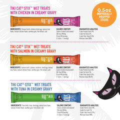 TIKI PETS Stix mousse stick served as a single-serve portion.