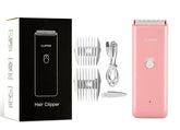 Tileon dog clippers pink front view for easy at-home grooming