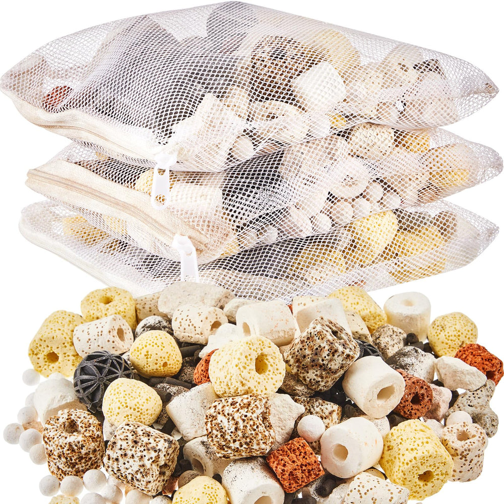 Timgle filter media bio balls for efficient biological filtration in aquariums.