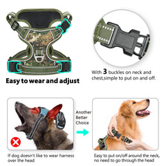 Timos harness back handle for closer dog control during training