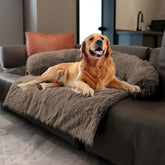 Tinaco Calming Bed Mat long fur surface offers warm plush comfort for pets