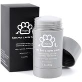 Tinioey paw balm stick packaging highlights natural ingredients for lick-safe paw care