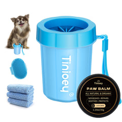 Tinioey paw cleaner cup cleans muddy paws quickly for comfortable home use
