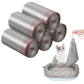 Tinlade 50-count jumbo cat litter liners roll set for easy restocking
