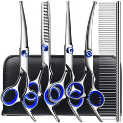 TINMARDA 6in1 dog grooming kit packshot for home grooming versatility and organization.