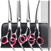 TINMARDA 6in1 dog grooming kit straight scissors for precise trims