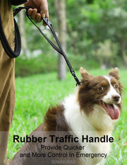 Tinmarda heavy-duty leash reflective design enhances visibility during dawn or dusk walks