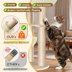 Tinnmao poste de sisal natural para rascar y afilar uñas.