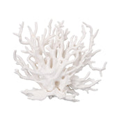 Tinoaly white resin coral reef decor for fish tank adds natural underwater ambiance and hiding spots