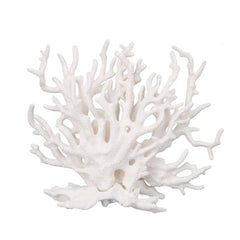 Tinoaly white resin coral reef decor for fish tank adds natural underwater ambiance and hiding spots