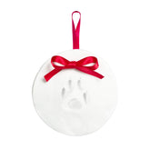 Tiny Ideas paw print ornament kit package shows all included tools for a simple keepsake.