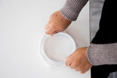 Tiny Ideas paw print ornament kit shaping ring enables accurate, pet-friendly prints.