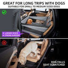 TKYZ dog car seat cover waterproof keeps interiors clean during trips.