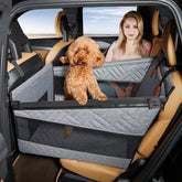TKYZ medium dog car seat backseat extender for more space on rides.