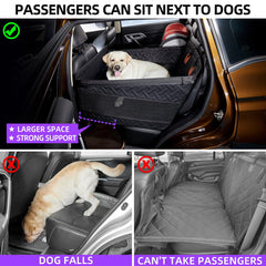 TKYZ PU leather back seat cover closeup highlights waterproof protection and easy cleaning.