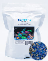 TL Reefs DI resin color-changing indicator signals exhaustion for easy maintenance.